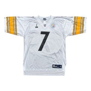 Reebok Pittsburgh Steelers Ben Roethlisberger Super Bowl XLV Jersey Mens L